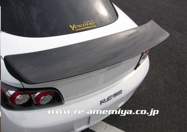 RE Amemiya RX-8 AD エイト REAR WING RS WetCarbon