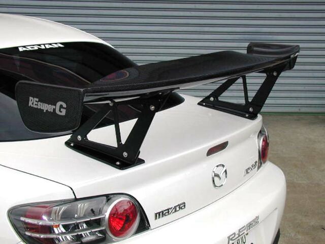 RE Amemiya RX-8 REAR SPOILER-GT III FRP LOW