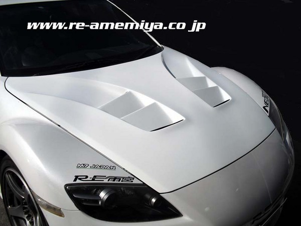 RE Amemiya RX-8 AD-HOOD D1 WetCarbon
