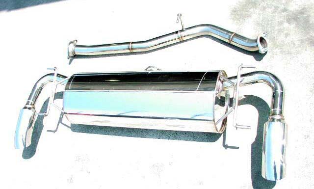 RE Amemiya RX-8 前期 Dolphin Tail Muffler set