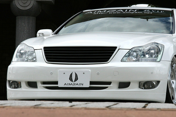 AIMGAIN クラウン GRS180/182 アスリート前期・ロイヤル前/後期用 純VIP FRONT BUMPER
