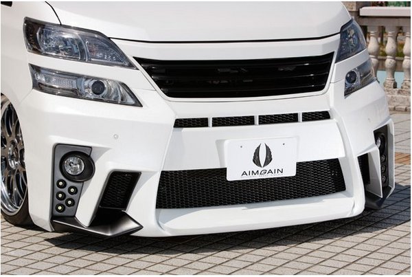 AIMGAIN ヴェルファイア GGH/ANH 後期 GRAND TOURER FRONT BUMPER（ネット付）