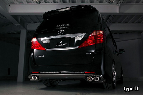 AIMGAIN ヴェルファイア GGH/ANH 前期 純VIP REAR BUMPER ﾘﾔﾊﾞﾝﾊﾟｰﾀｲﾌﾟ２