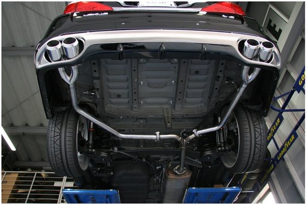 AIMGAIN ヴェルファイア GGH/ANH 後期 GRAND TOURER リアバンパー typeII専 D-class MUFFLER（左右出し）