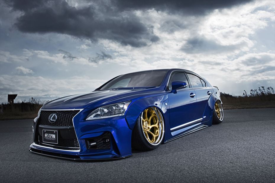 AIMGAIN LEXUS LS460/600h USF40/UVF45 後期 F SPORT 純VIP GT OVER FENDER type2  フロントオーバーフェンダー
