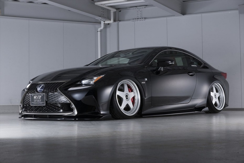 AIMGAIN LEXUS RC [F-SPORT]  純VIP FULL KIT TYPE 1 ( 3 SET ) | ( FRONT UNDER SPOILER + SIDE STEP + REAR UNDER SPOILER )