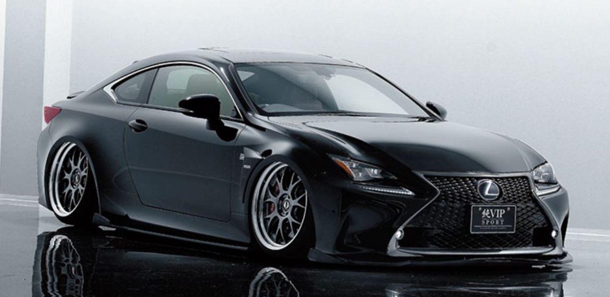 AIMGAIN LEXUS RC [F-SPORT]  純VIP FULL KIT TYPE 2 ( 3 SET ) | ( FRONT UNDER SPOILER + SIDE STEP + REAR UNDER SPOILER )