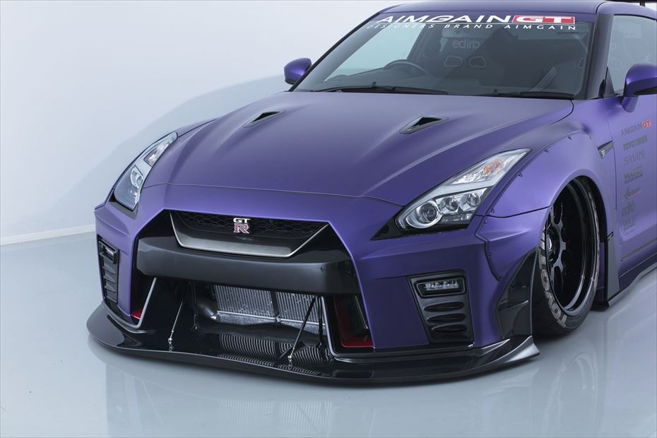 フロントハーフ】AIMGAIN GT-R R35 AIMGAIN GT type2 フロントアンダースポイラー（コネクションロッド付属）-  AutoMall オートモール カーパーツカタログ