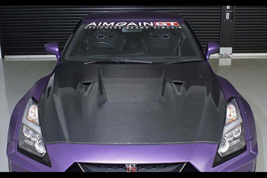 AIMGAIN GT-R R35 AIMGAIN GT type2 	カーボンボンネット（17モデル専用）