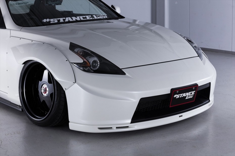 AIMGAIN Fairlady Z Z34/370Z FRONT BUMPER+UNDER LIP type2