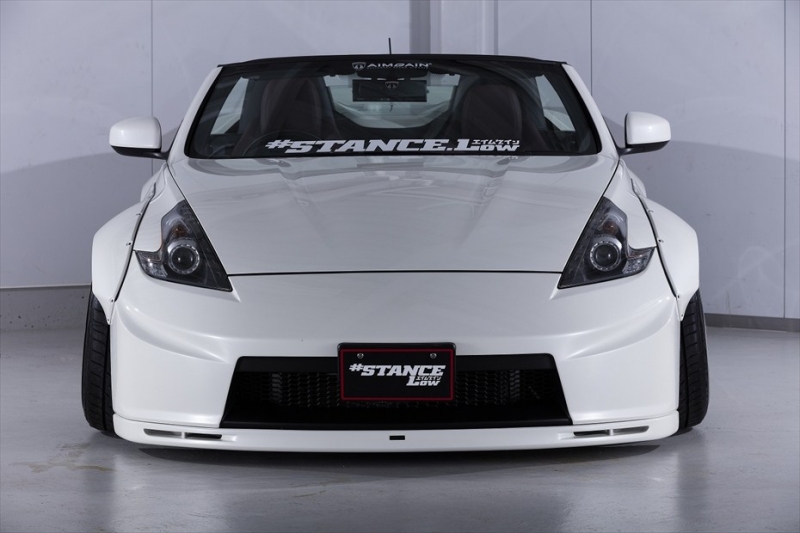 フロントハーフ】AIMGAIN Fairlady Z Z34/370Z 補修用 UNDER LIP
