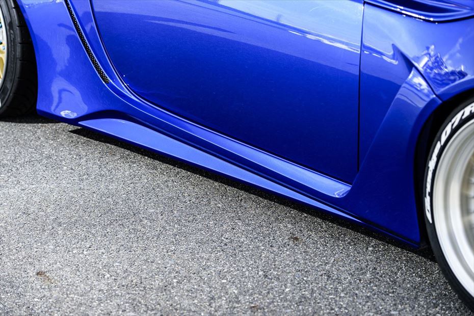AIMGAIN BRZ AIMGAIN GT 後期 サイドスカート（ワイドフェンダー専用）ダクトメッシュセット