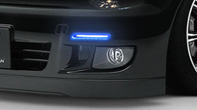 AIMGAIN ワゴンR MH21S CYGNUS LEDデイライト レッド