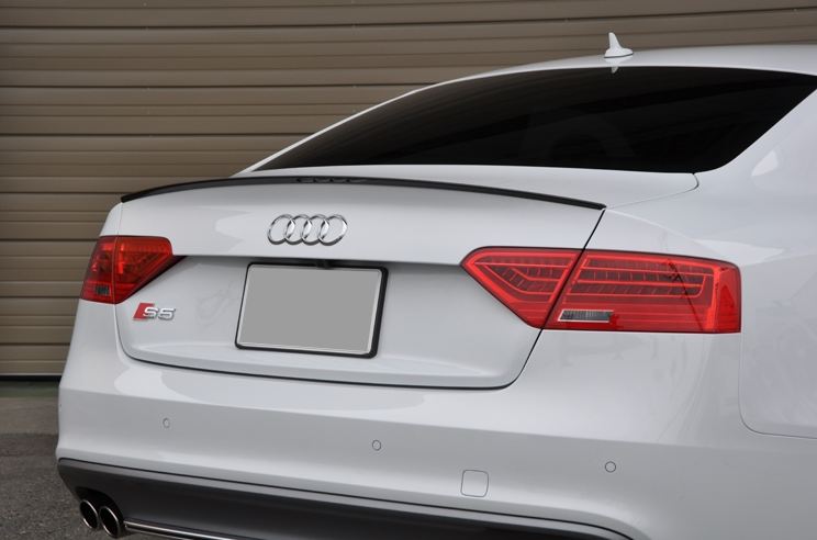 AS SPORT Audi S5 Coupe カーボンリアガーニーフラップ