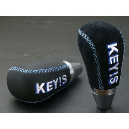 ATC KEY’S RACING SHIFT KNOB ALL BLACK（BLUEステッチ）