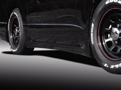 AVANZARE ハイエース 200系 ワイドボディ GL/DX サイドステップ (ウレタン)