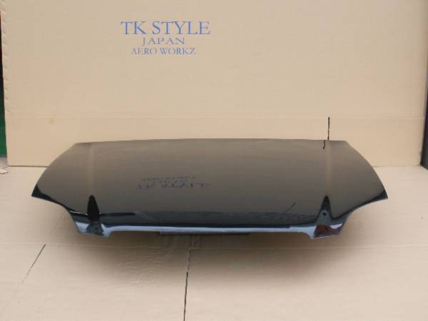 AERO WORKS EK後期 シビック タイプR 軽量FRPボンネット 黒ゲル 
