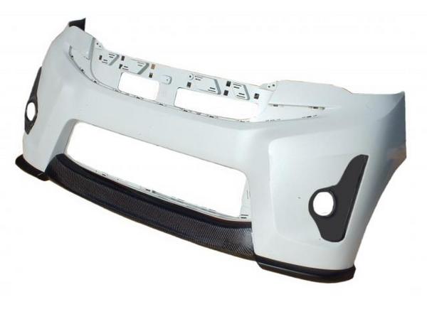 AERO WORKS eKカスタム B11W (H25/6～) カーボンリップスポイラー カーボン+FRP製