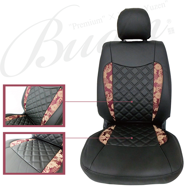 BUAN ハイエース・レジアスエース 200系 SGL Ⅰ～Ⅳ型 京・和柄鯉キルティングシートカバー