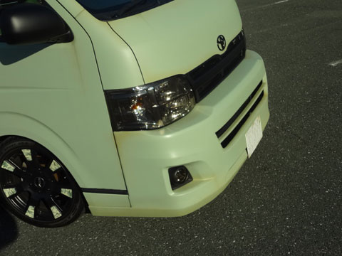 BUBRY CUSTOMS ハイエース 200系 標準ボディ フロントバンパー TSD