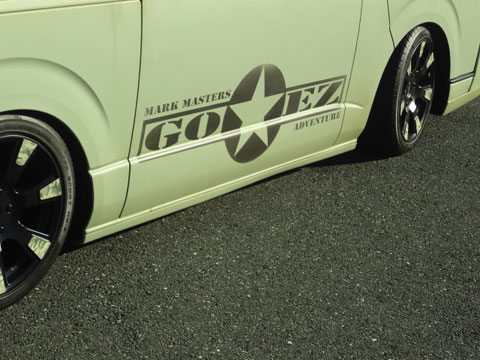 BUBRY CUSTOMS ハイエース 200系 サイドライン TSD