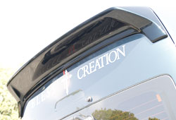 BLESS ハイエース 200系 ハイルーフ車 ルーフスポイラー