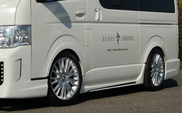 BLESS ハイエース 200系 標準ボディ用 リアバンパースポイラー ver.7
