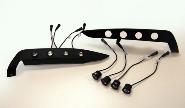 BLESS ハイエース 200系 標準ボディ 4型 フロントリップスポイラー専用 デイライトキット