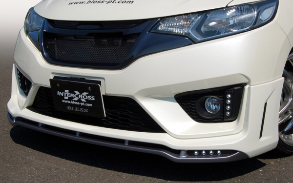 BLESS フィット GK3-6 フロントハーフスポイラー FRP製