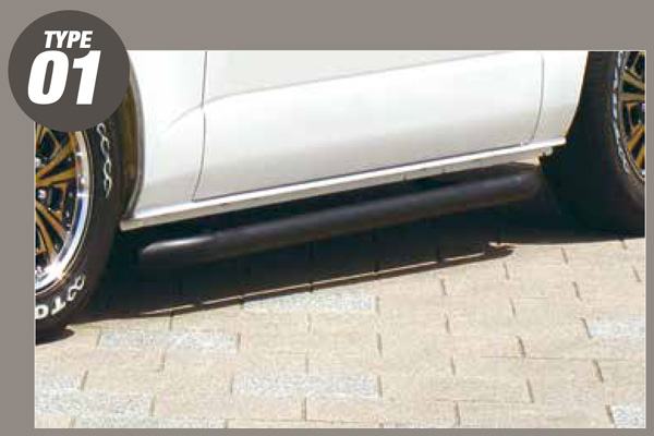 BLUME ハイエース 200系 標準ボディ サイドブッシュバー TYPE01