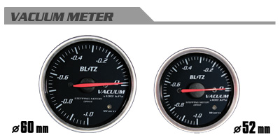 BLITZ レーシングメーター SD φ60 VACUUM METER