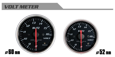 BLITZ レーシングメーター SD φ60 VOLT METER