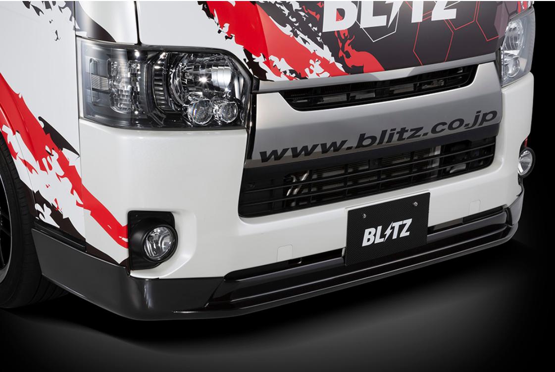 BLITZ ハイエース / レジアスエース 200系 標準ボディ KDH20#/ TRH20#/GDH20#  AERO SPEED フロントリップスポイラー