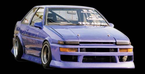 BN Sports AE86 TRUENO Side Step+Door Panel