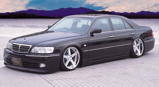 BLOW DESIGN Y33 CIMA MODE PARFUME エアロ専用メッキモール (12mm×8m)