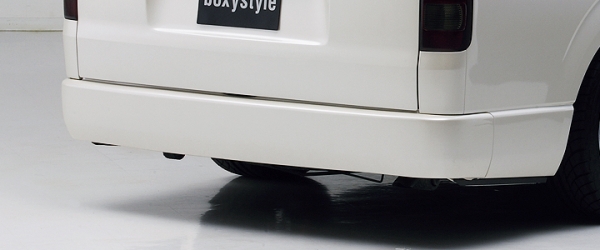 BOXY STYLE ハイエース 200系 1～4型 標準ボディ リアフラットバンパー FRP製 未塗装品