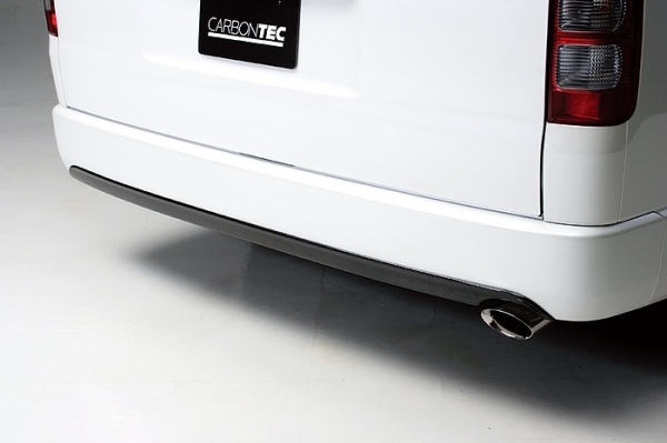 BOXY STYLE ハイエース 200系 標準ボディ CARBONTEC リアバンパーエクステ カーボン製 クリア塗装済