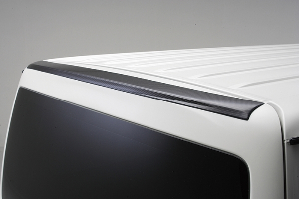 BOXY STYLE ハイエース 200系 標準ボディ CARBONTEC リアルーフエクステ カーボン製 クリア塗装済