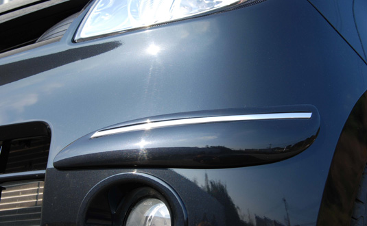 Butterfly System MOCO MG22S GLANZ フロントバンパーガーニッシュ(メッキモール付)