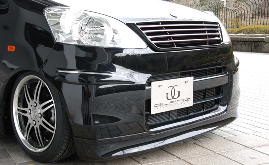 Butterfly System LIFE JB5-8 後期 GLANZ フロントバンパーガーニッシュ(メッキモール付)