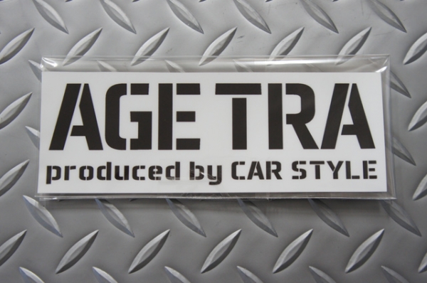 CARSTYLE オリジナル AGETRAステッカー
