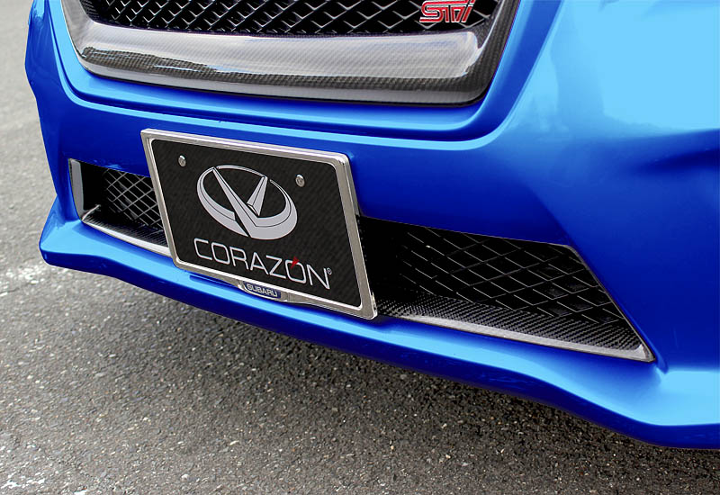 CORAZON WRX S4 VAB/VAG アンダーグリルカーボンガーニッシュ ［フルカーボン］クリア塗装仕上
