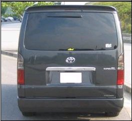 craftech ハイエース 200系 リアバンパースポイラー