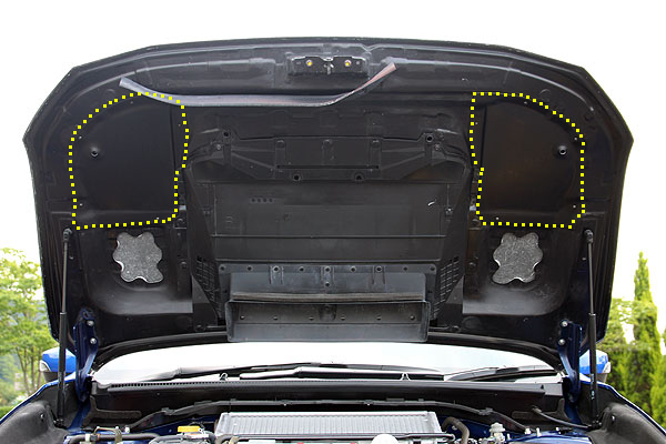 CHARGE SPEED WRX S4 VAG D型 ボンネットレインカバー