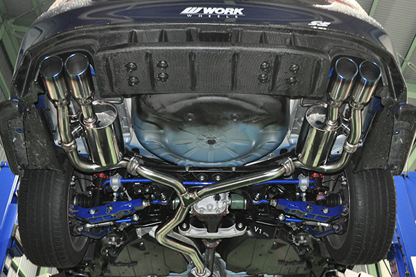 CHARGE SPEED WRX S4 VAG　CS.POWERエキゾーストシステム