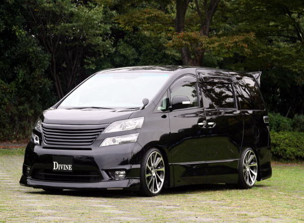 DIVINE ヴェルファイア 前期 Zグレード フロントハーフスポイラー
