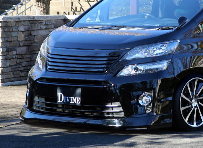 DIVINE ヴェルファイア 後期 Zグレード フロントハーフスポイラー