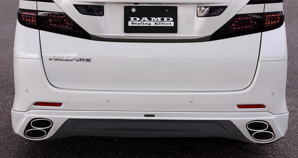 DAMD ヴェルファイア 20系 前期 後 Fバージョン 専用マフラー(2WD用)