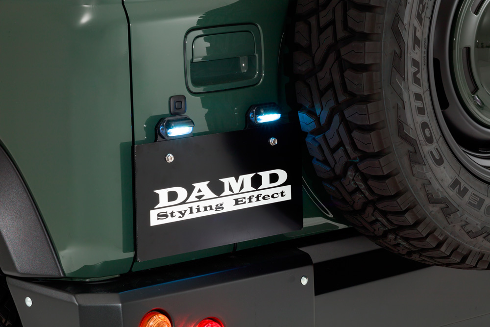 DAMD 【長納期商品】新型ジムニーシエラ JB74 little D ナンバープレート移設キット