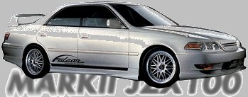 D-SPEED  マーク2 JZX100 FALCON サイドステップドアパネル（6ピース)